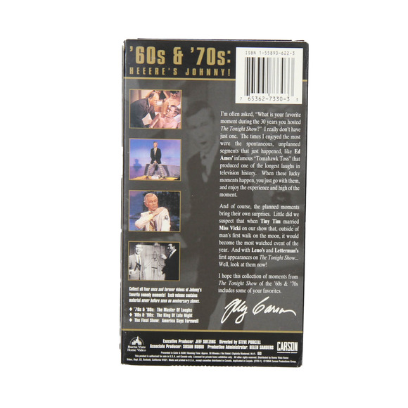 The Johnny Carson Collection His Favorite Moments from the tonight Show VHS - Picture 16 of 16